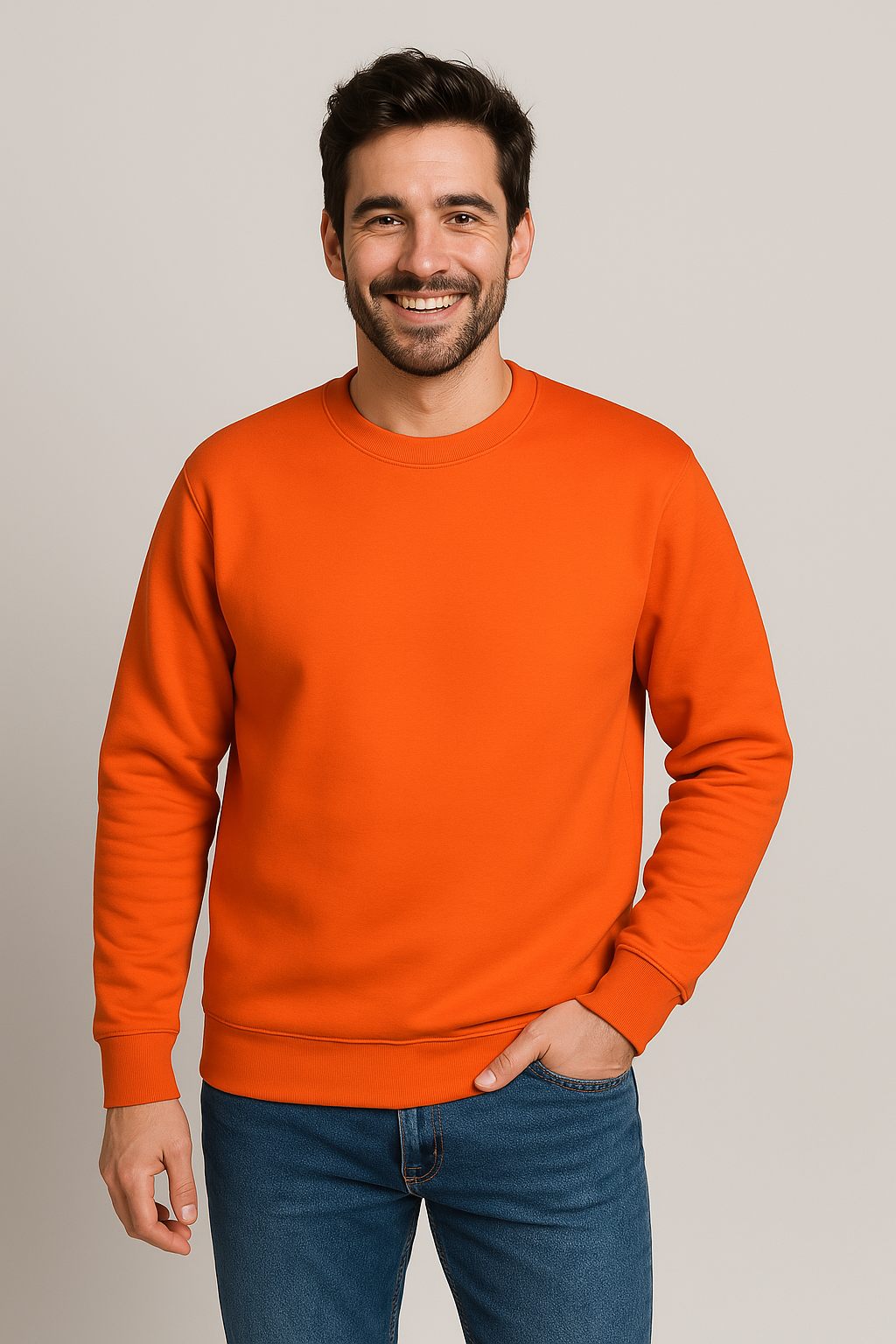Koningsdag Sweater Heren (Oranje)