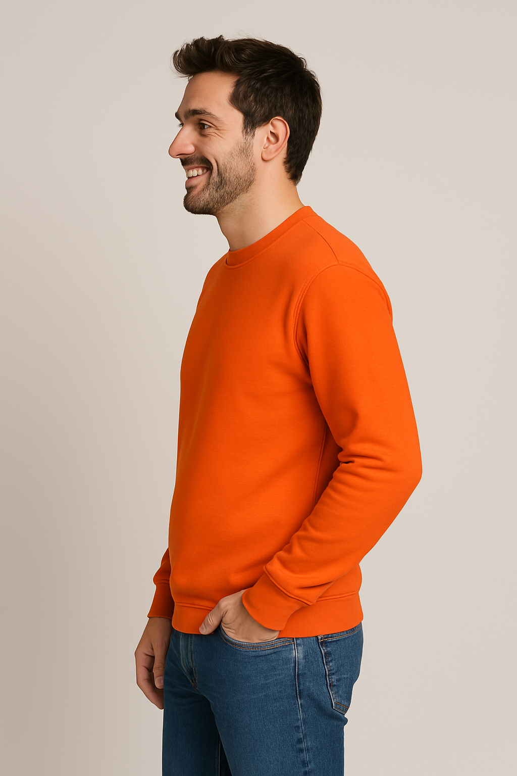 Koningsdag Sweater Heren (Oranje)