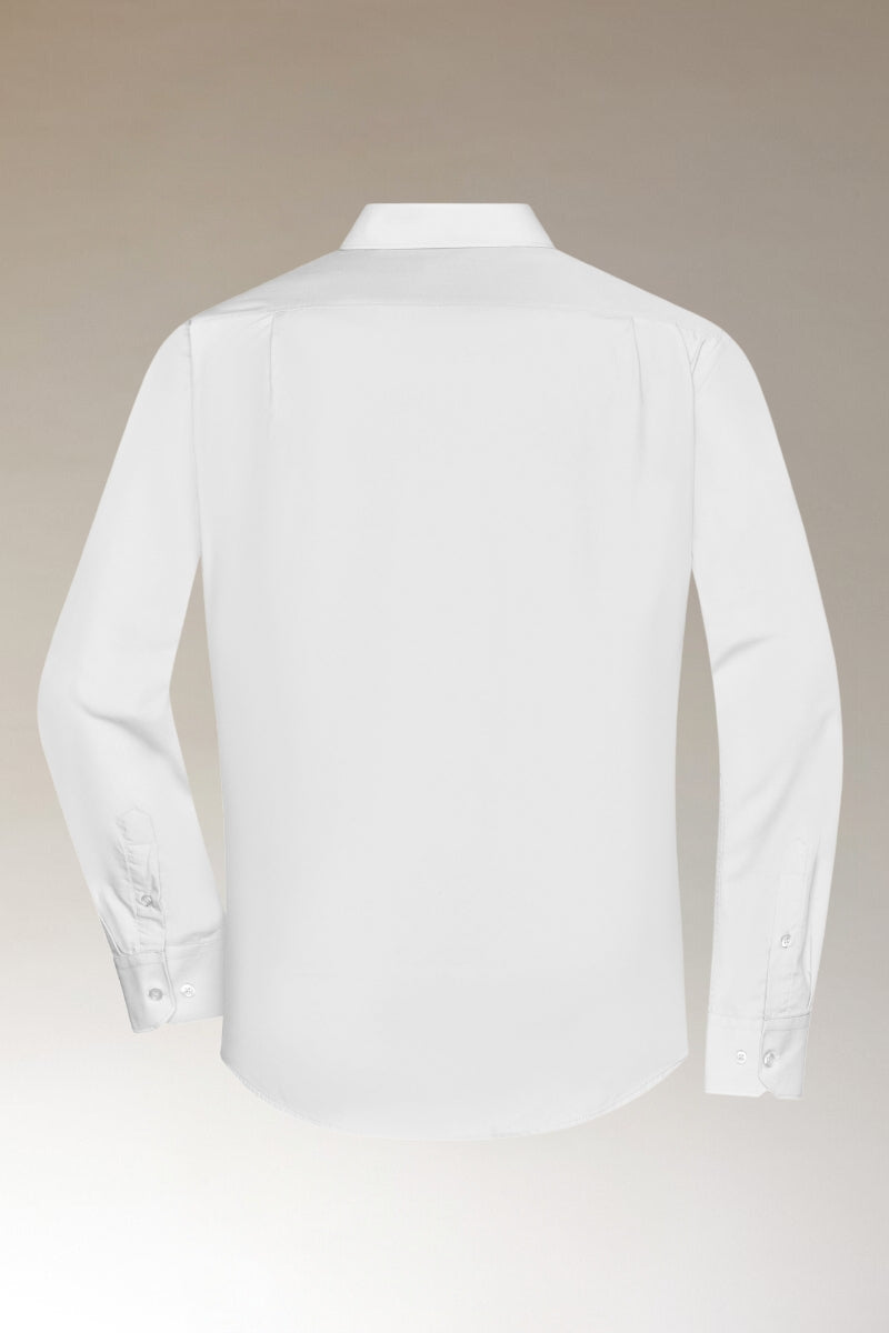 Overhemd Heren met Lange Mouw (WIT)