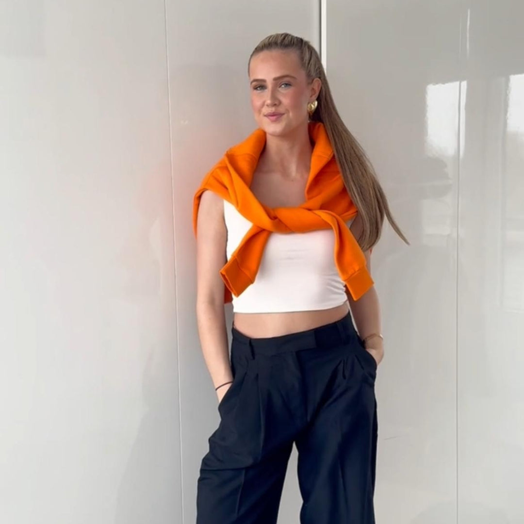 Koningsdag Hoodie Dames (Oranje)