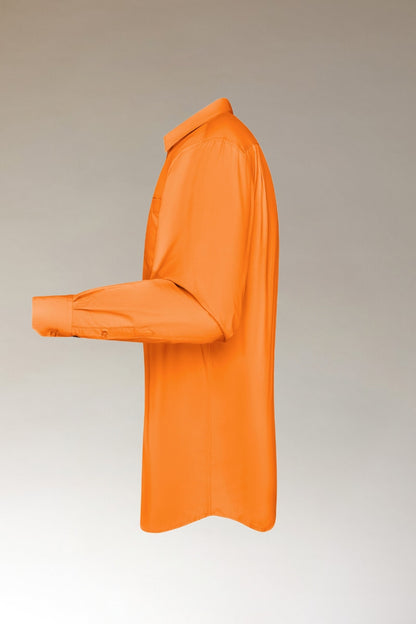 Overhemd Heren met Lange Mouw (ORANJE)