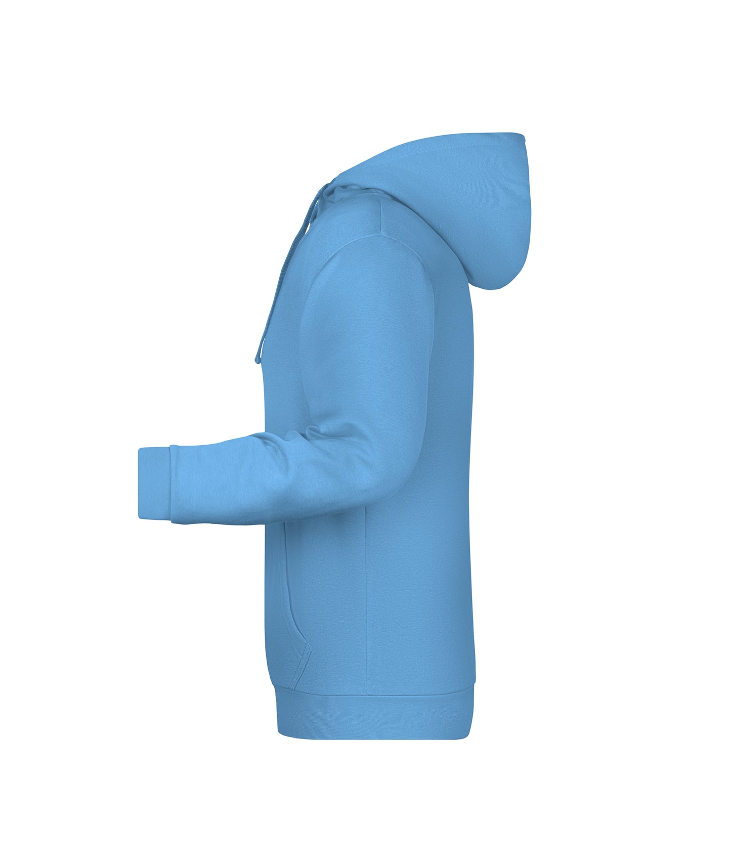 Sweatshirt met capuchon voor heren (hemelsblauw)
