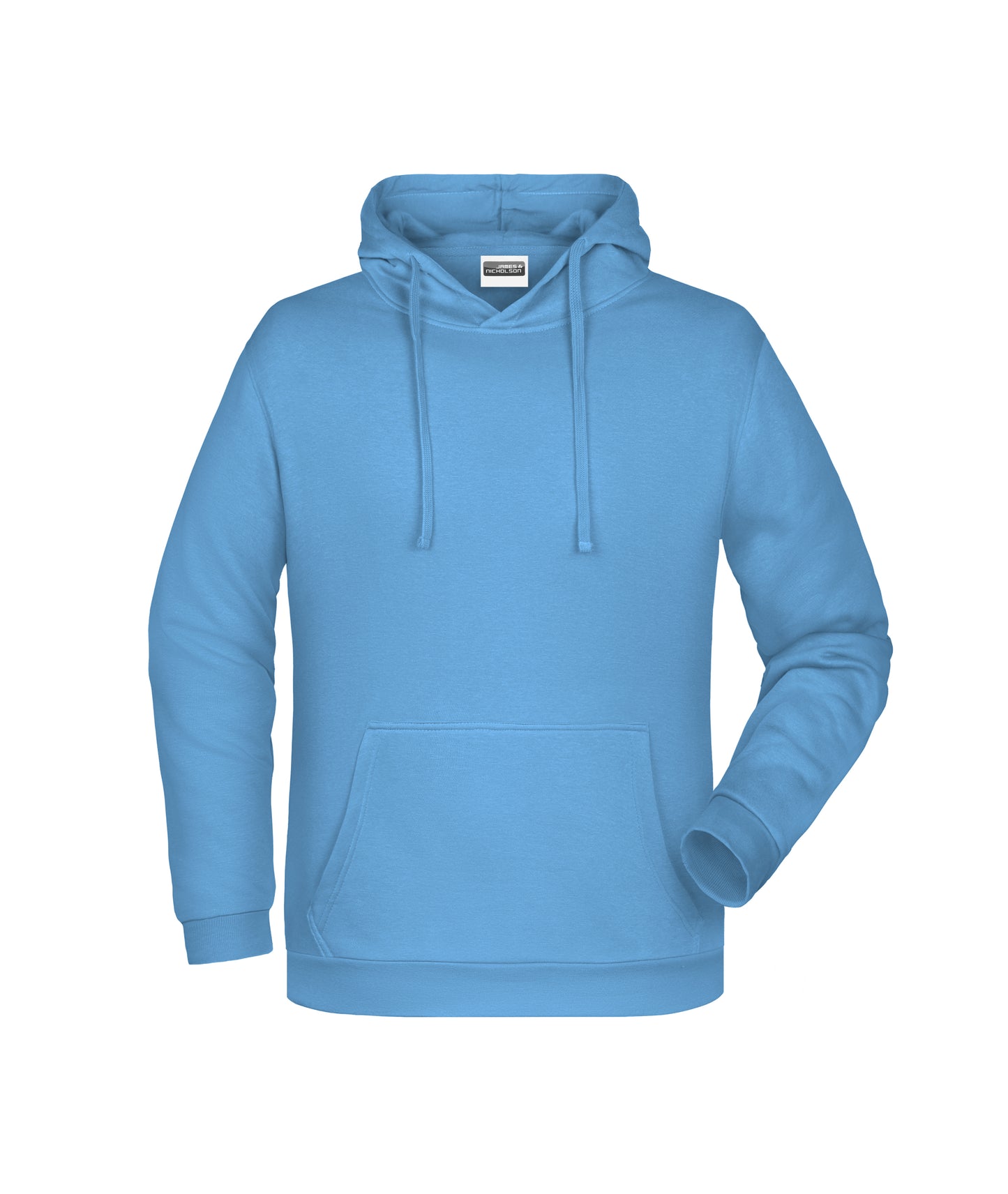 Sweatshirt met capuchon voor heren (hemelsblauw)