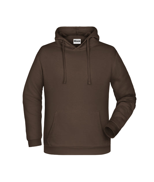 Men's Hooded Sweatshirt (Brown)