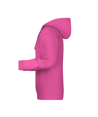 Sweatshirt met capuchon voor heren (roze)