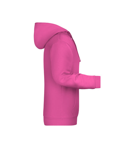Sweatshirt met capuchon voor heren (roze)