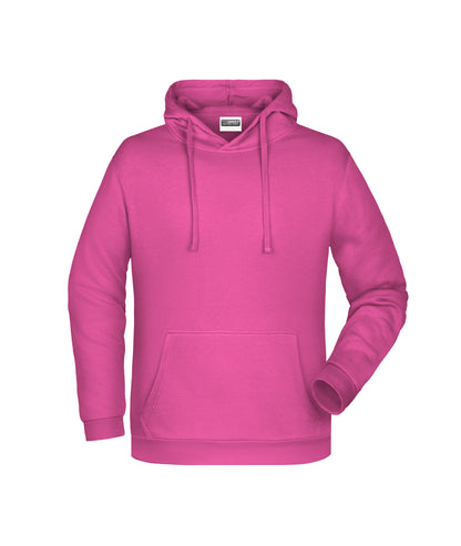 Sweatshirt met capuchon voor heren (roze)