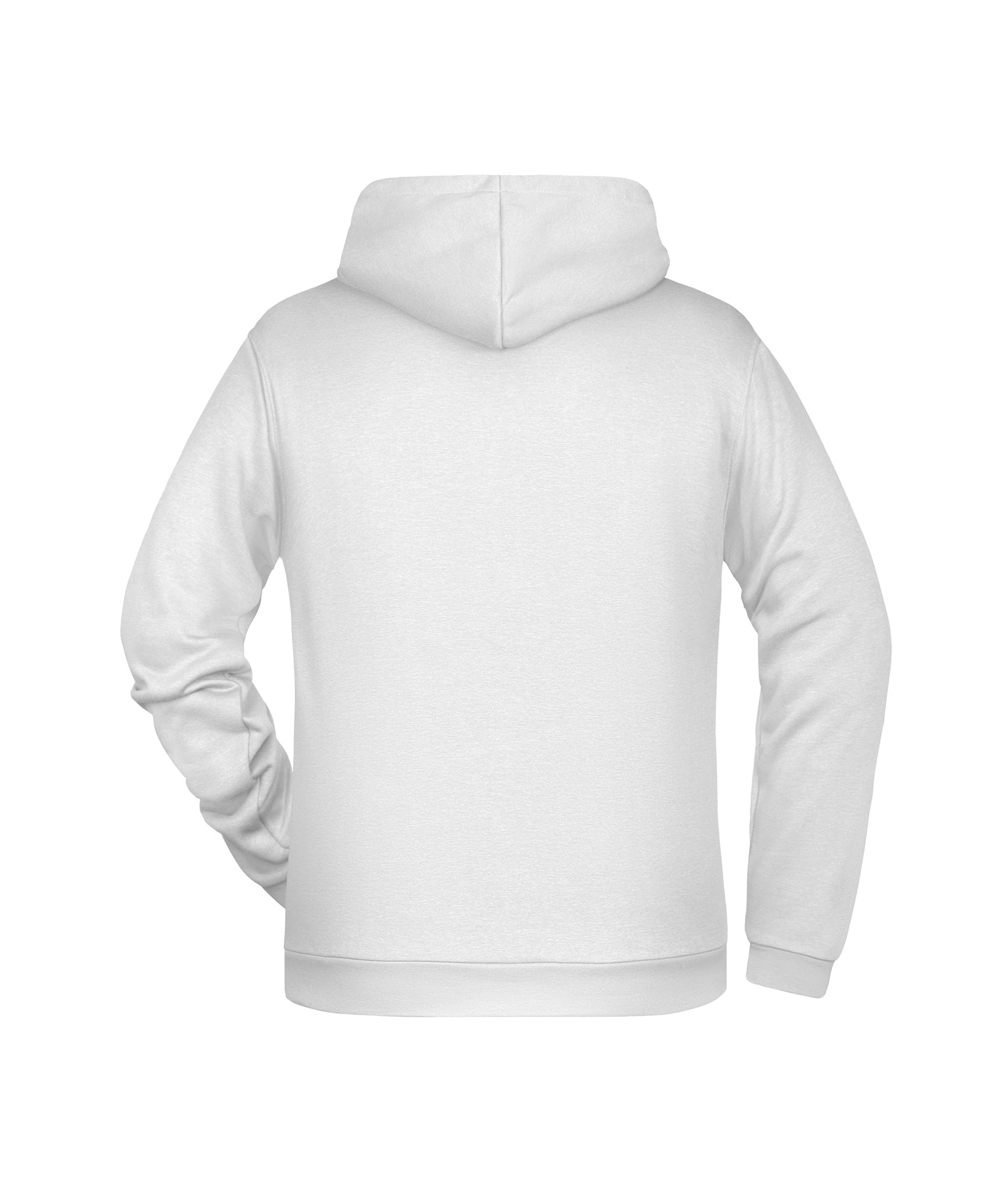 Sweatshirt met capuchon voor heren (wit)