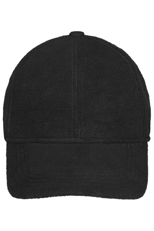 6 Panel Fleece Cap With Earflaps